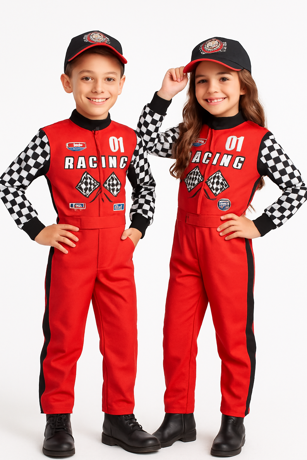 Kids' Race Car Driver Jumpsuit Halloween Costume