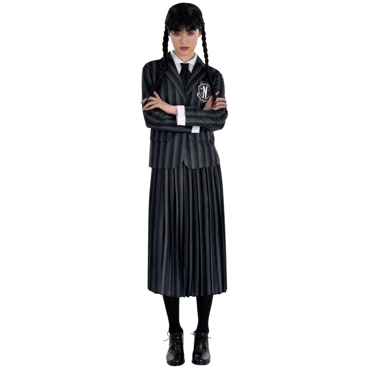 Women's Nevermore School Uniform Costume - Wednesday Edition