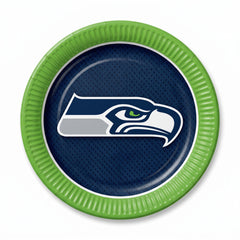 Seattle Seahawks 9" Round Paper Plates
