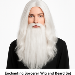 Enchanting Sorcerer Wig and Beard Set
