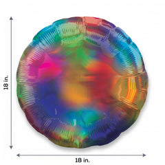 Iridescent Rainbow Foil Balloon