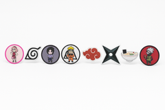 Naruto Anime Party Patches - 8 Count