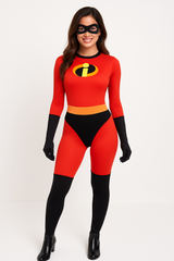 Plus Size Mrs. Incredible Halloween Costume for Adults