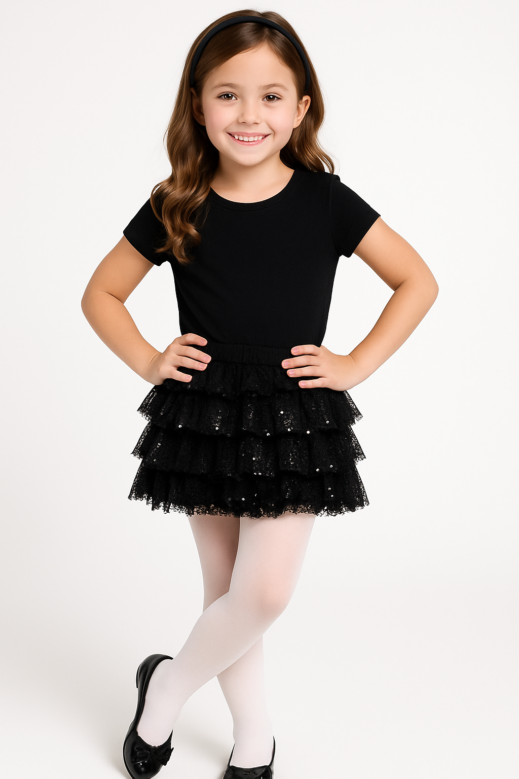 Kids' White Semi-Opaque Tights - Perfect for Halloween Costumes