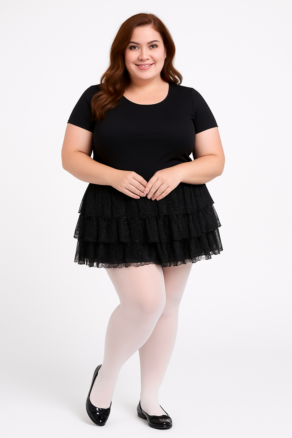 Plus Size White Tights - Halloween Costume Accessory