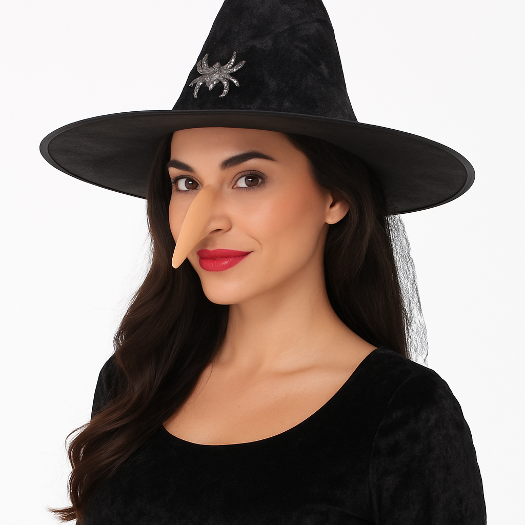 Witch Nose Prosthetic Costume Accessory - Nude, One Size