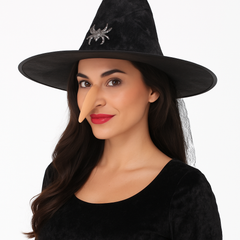 Witch Nose Prosthetic Costume Accessory - Nude, One Size