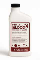 Realistic Fake Blood Pint - 16 oz Special FX Costume Accessory
