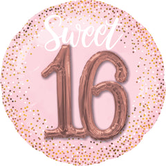 Sweet Sixteen Blush Metallic Foil Balloon