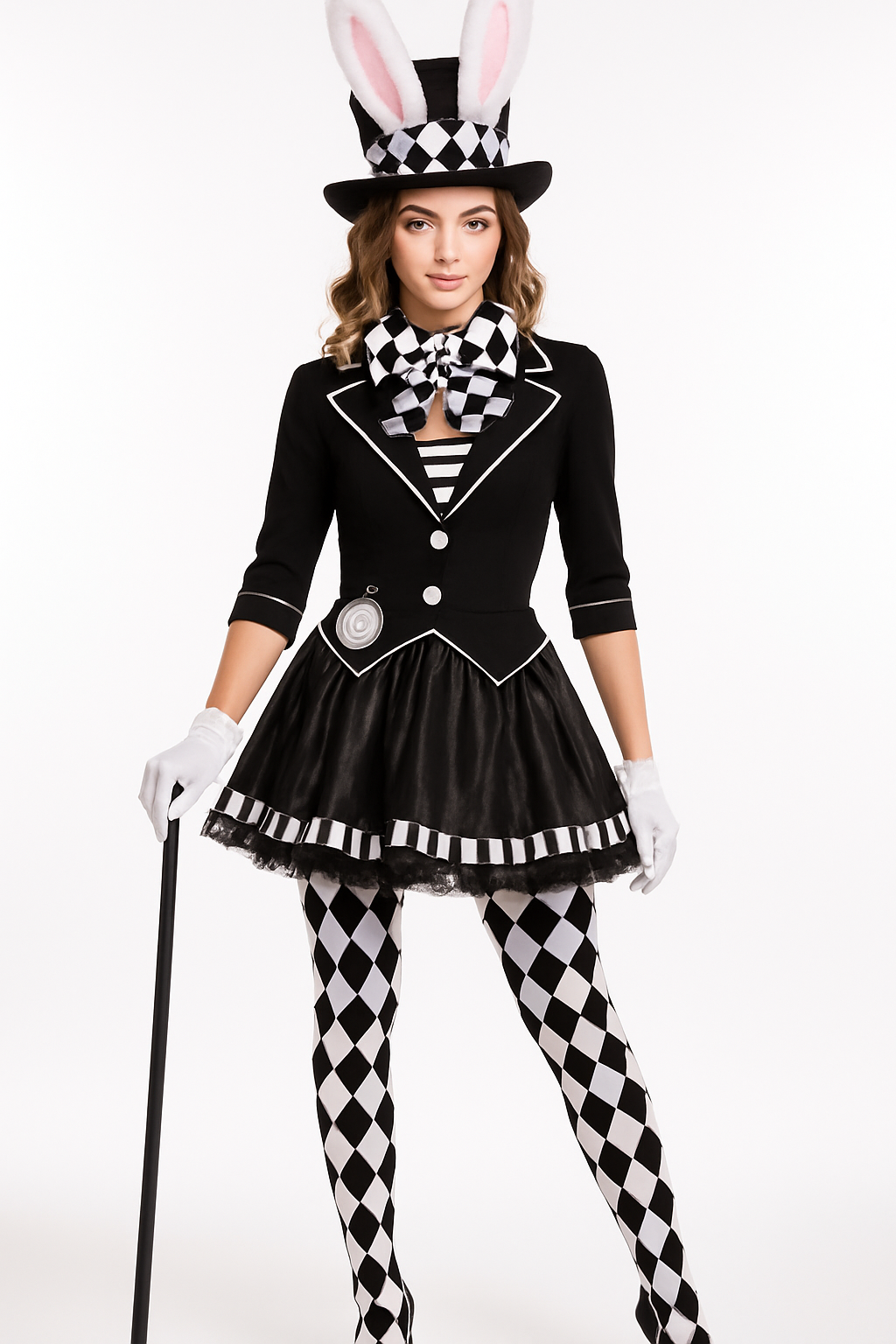 Women's Dark Mad Hatter Halloween Costume