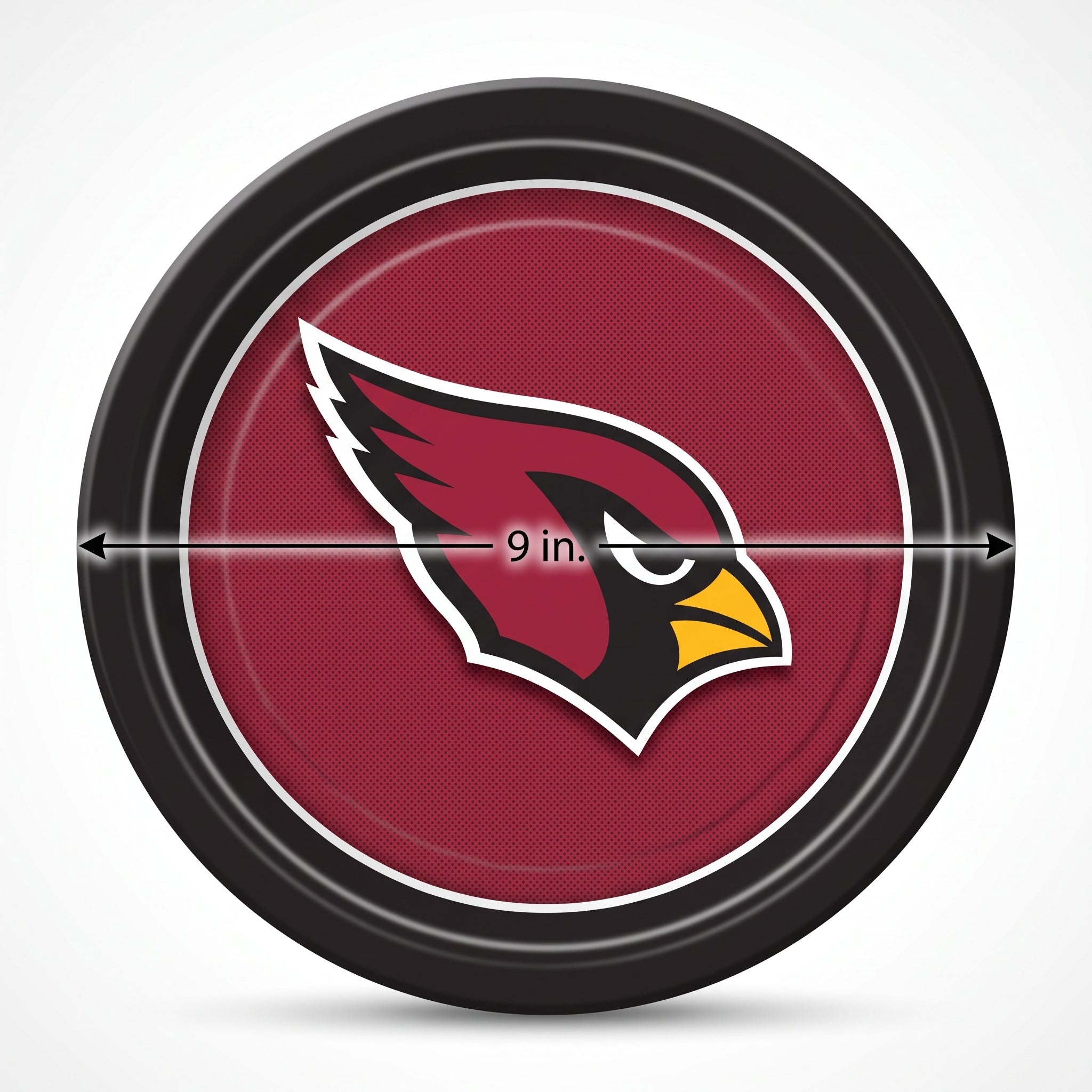 Arizona Cardinals 9" Round Paper Plates - NFL Party Supplies