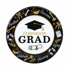 Glad to Be a Grad 8.5" Graduation Paper Plates
