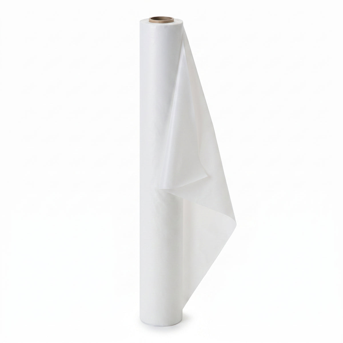 White Plastic Table Cover Roll - 40" x 100' for Events