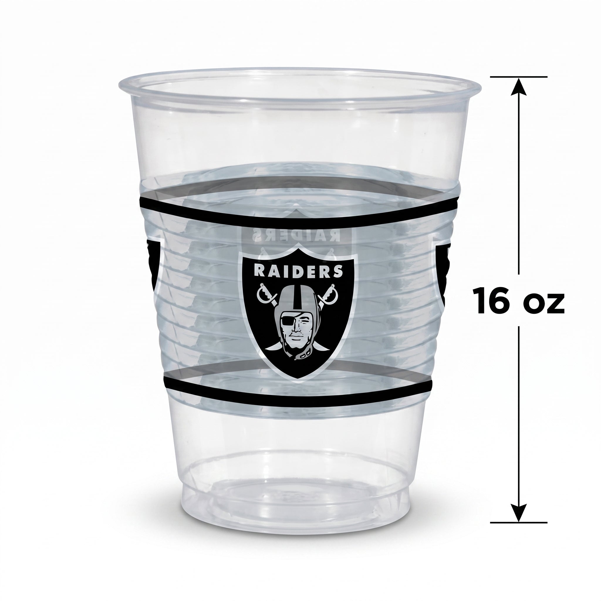 Las Vegas Raiders 16oz Plastic Cups