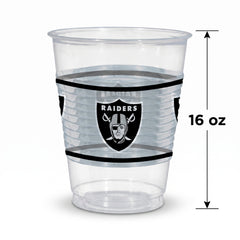 Las Vegas Raiders 16oz Plastic Cups