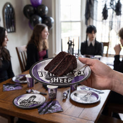Wednesday Addams "Be The Black Sheep" 7-Inch Round Dessert Plates, 8-Pack