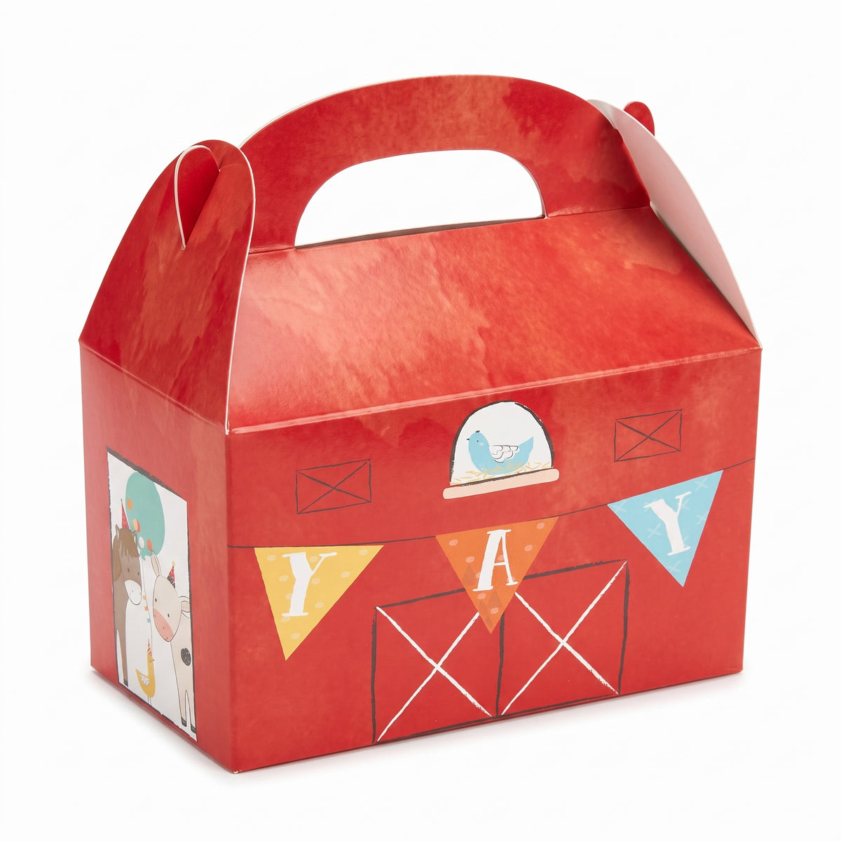 Barnyard Bash Treat Boxes for Baby's First Birthday - 8 Pack