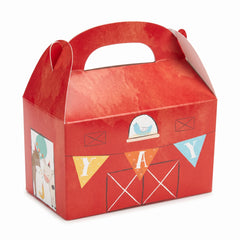 Barnyard Bash Treat Boxes for Baby's First Birthday - 8 Pack