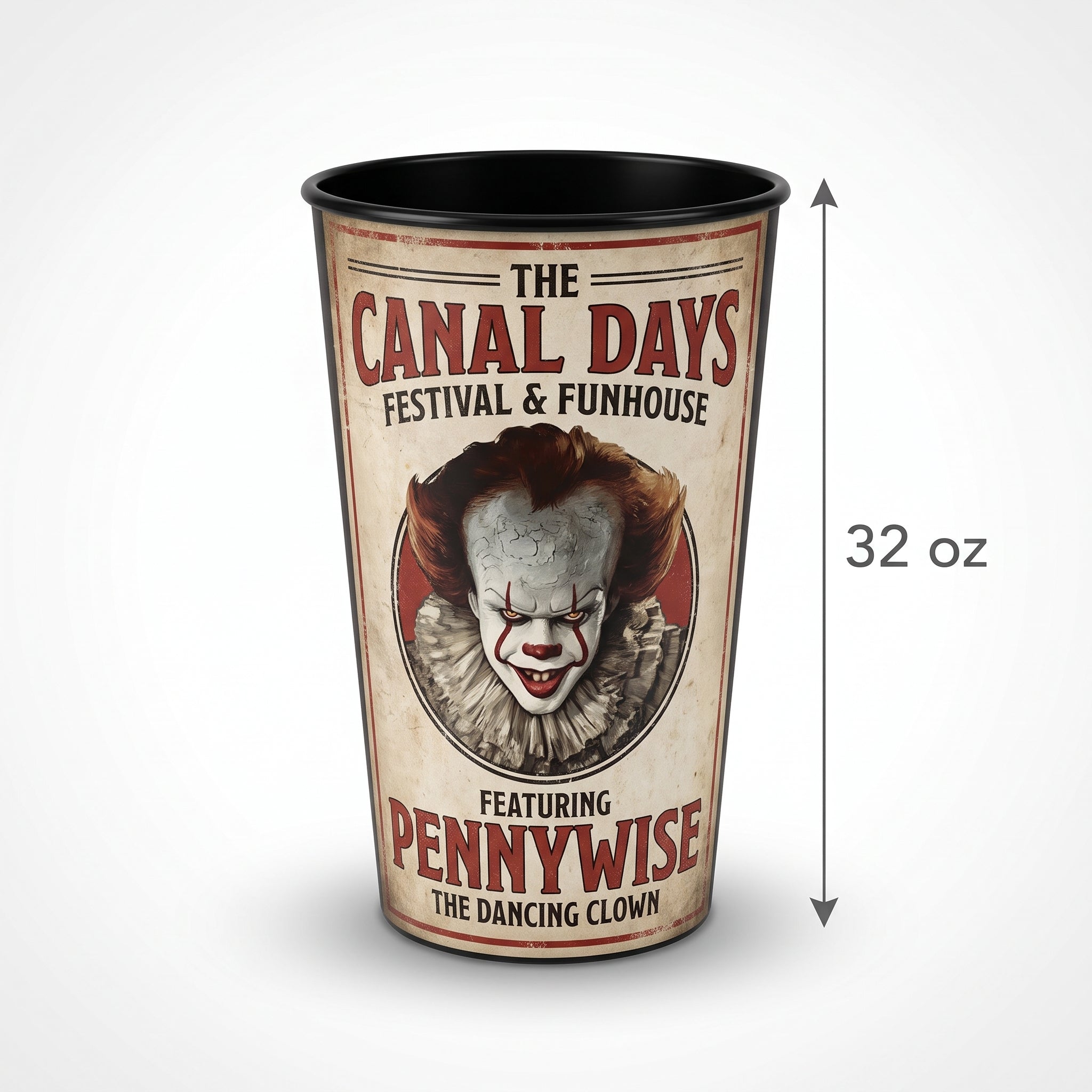 IT Chapter 2 Pennywise Reusable Plastic Cup, 32oz