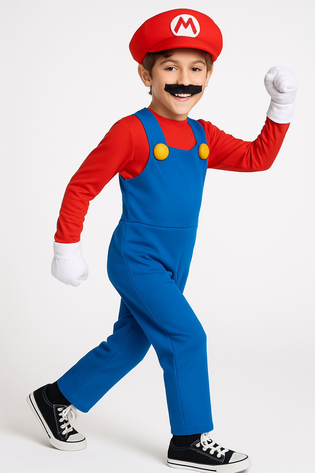 Deluxe Mario Costume for Boys (Size 7-8)