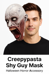 Creepypasta Shy Guy Mask - Halloween Horror Accessory