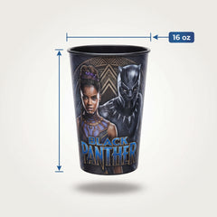Marvel Black Panther Wakanda Forever Reusable Favour Cup, 16 oz