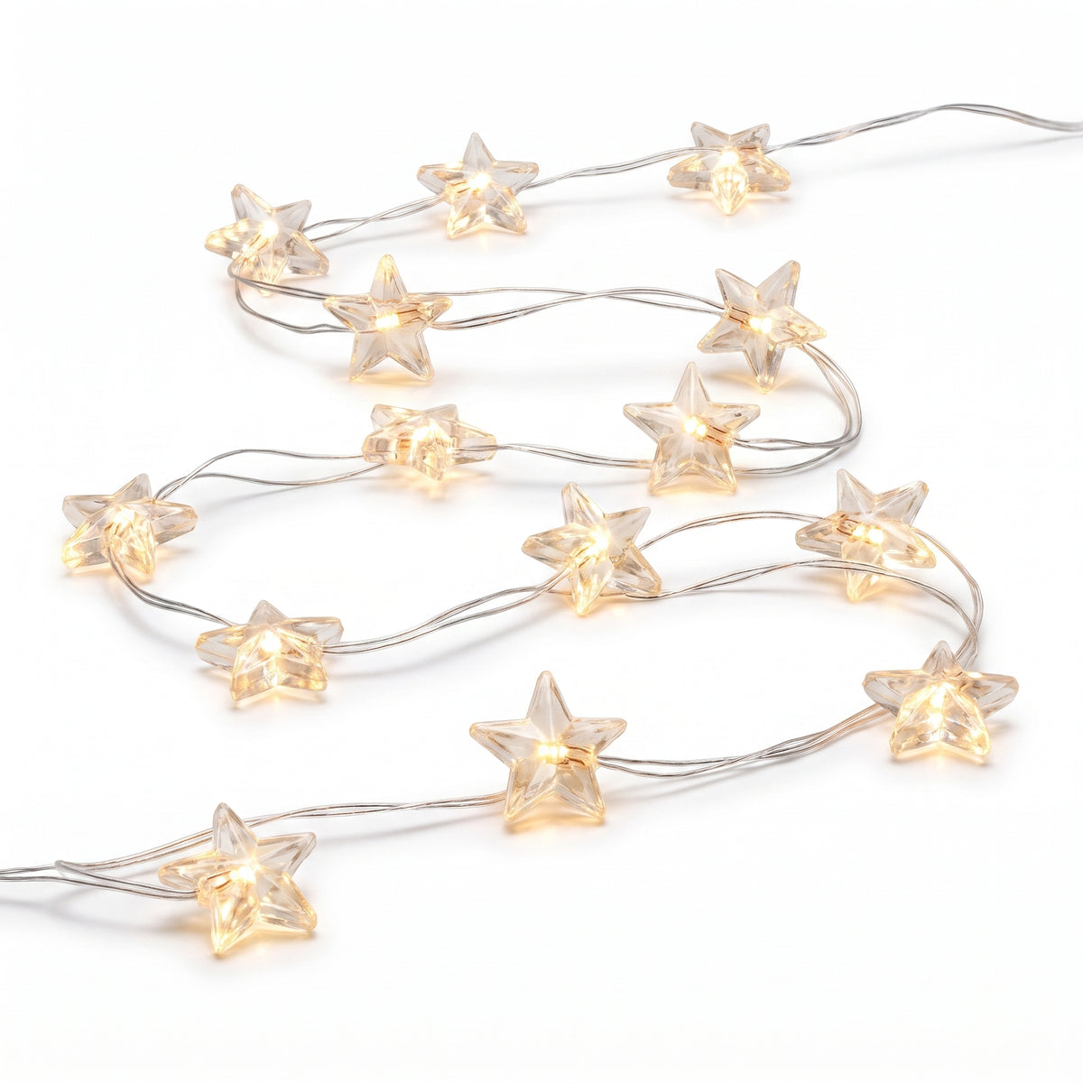 Star Fairy LED String Lights - 5.5 ft Battery Operated Decoration