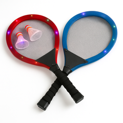 Glow-in-the-Dark LED Badminton Set
