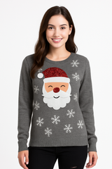 Women's Santa Ugly Christmas Sweater - Size S/M