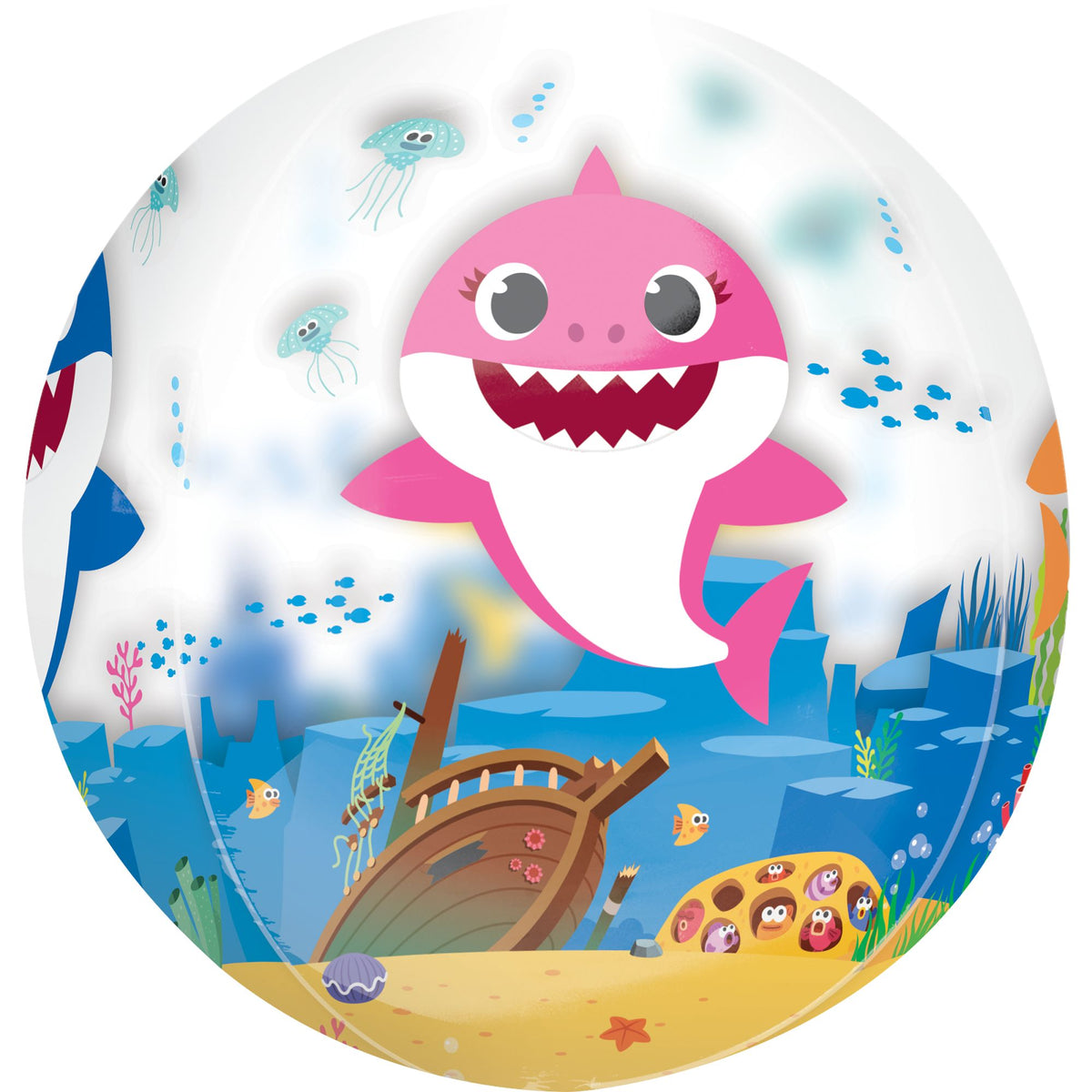 Baby Shark Orbz Balloon - Underwater Adventure