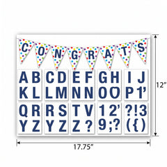 Customizable Birthday Banner Kit with Letters & Symbols