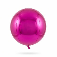 16" Bright Pink Orbz Mylar Balloon