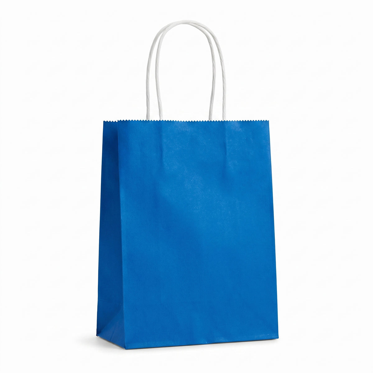 Bright Royal Blue Kraft Gift Bags, 10-Pack