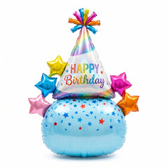 Airloonz Happy Birthday Party Hat Balloon