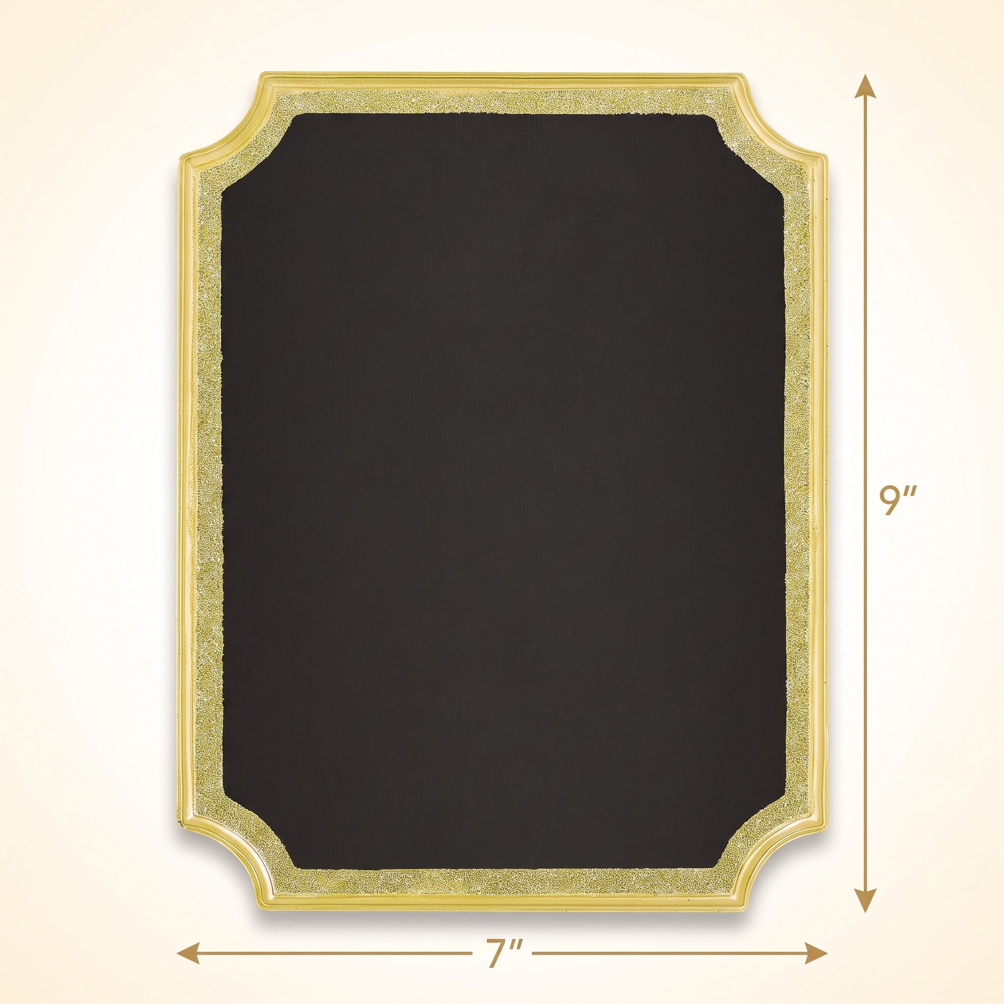 Gold Glitter Chalkboard Easel Sign Decoration for Weddings