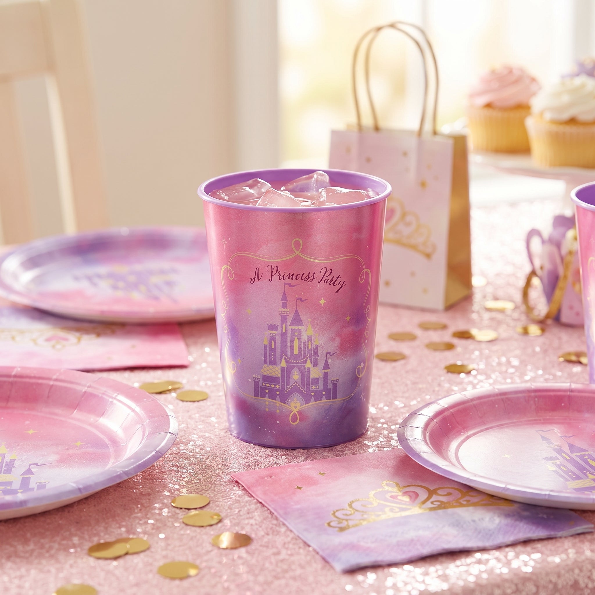 Disney Princess "A Princess Party" Reusable Favor Cup, 16 oz