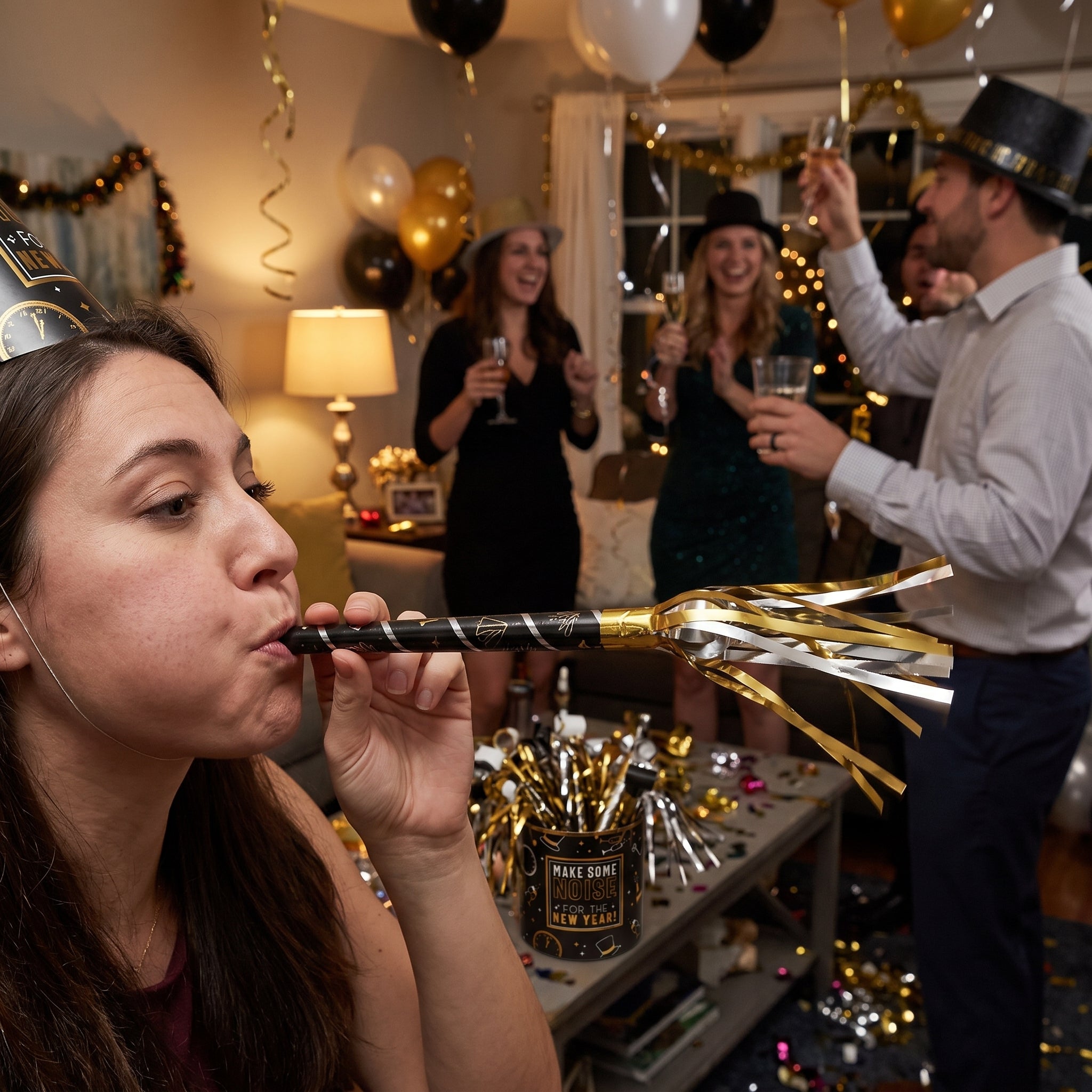 Deluxe New Year's Eve Blowouts Multi-Pack - 24 Count