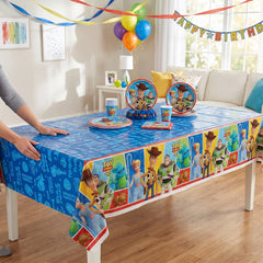 Toy Story 4 Reusable Plastic Table Cover - 54x96 inch