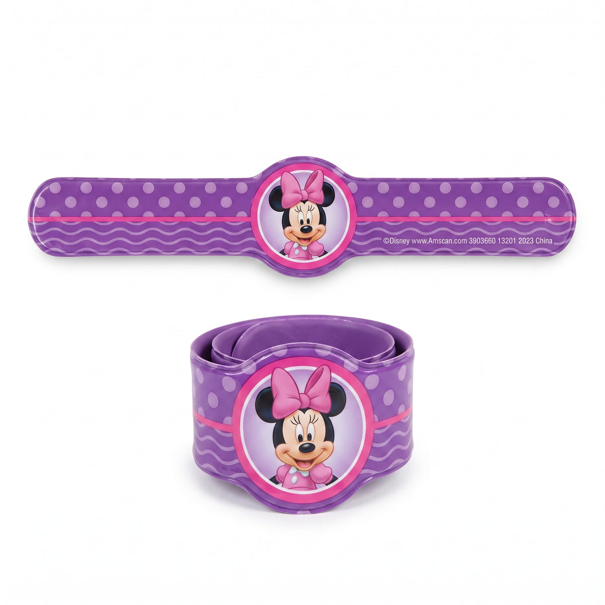 Minnie Mouse Slap Bracelets for Kids' Birthdays