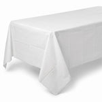 Classic White Plastic Table Cover - 54