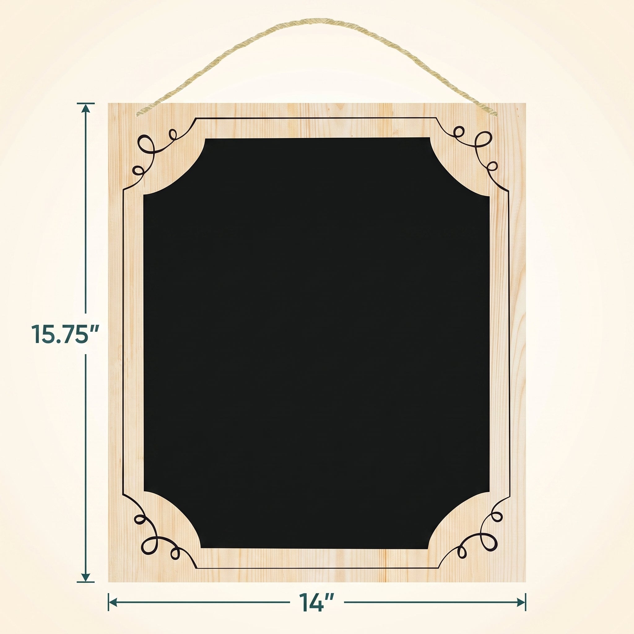 Rustic Wood Framed Large Chalkboard Sign