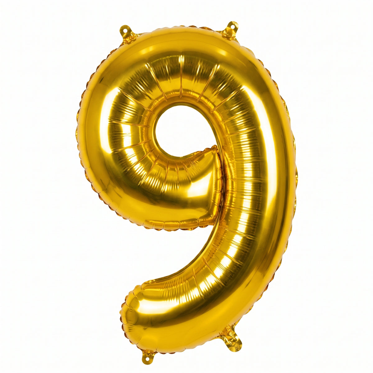Metallic Gold Number 9 Foil Balloon