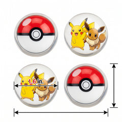 Pokemon Classic Bounce Ball Party Favors - 4 Pack