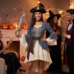 Elegant Posh Pirate Women's Halloween Costume