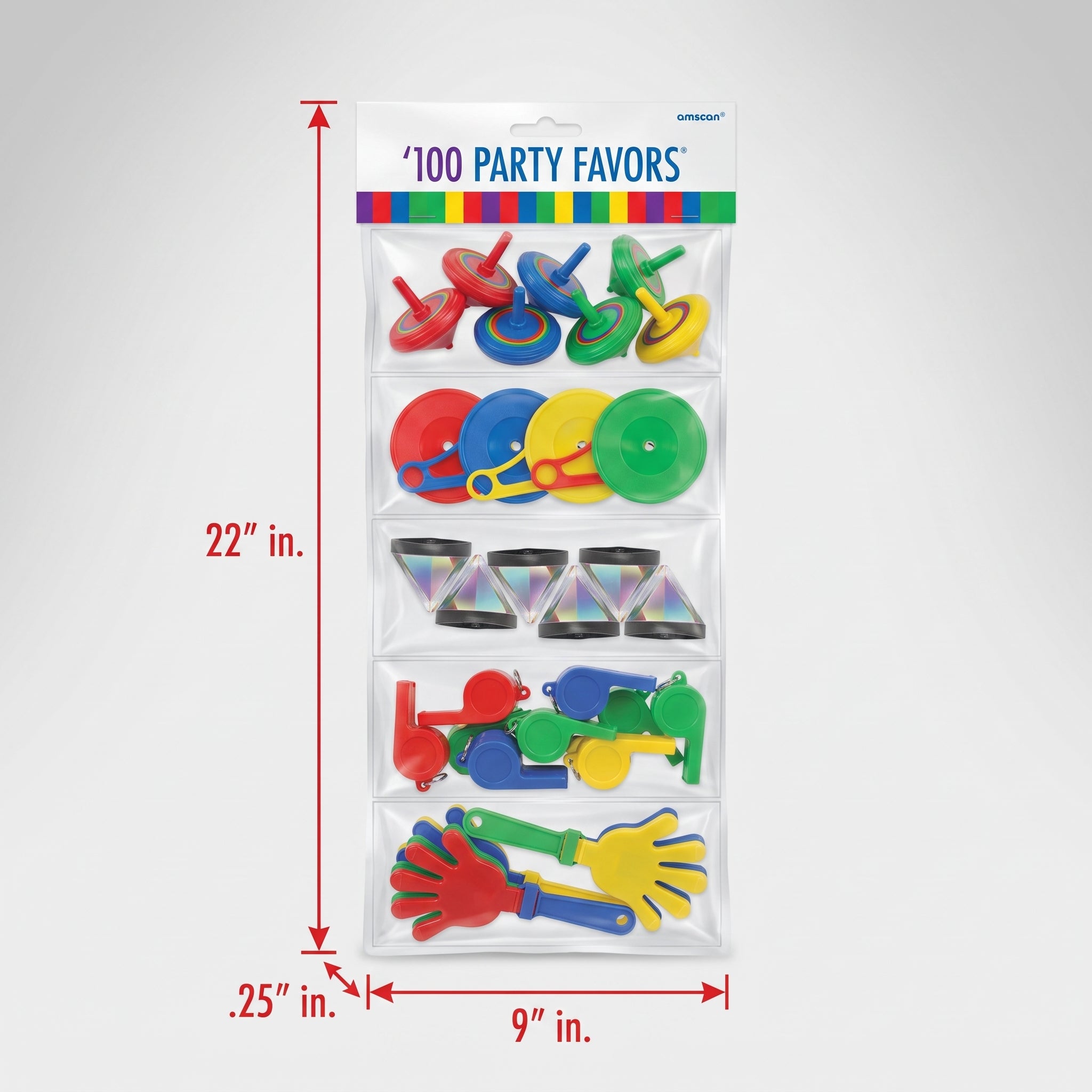 So Cool Mega Value Party Favor Pack - 100 Pieces