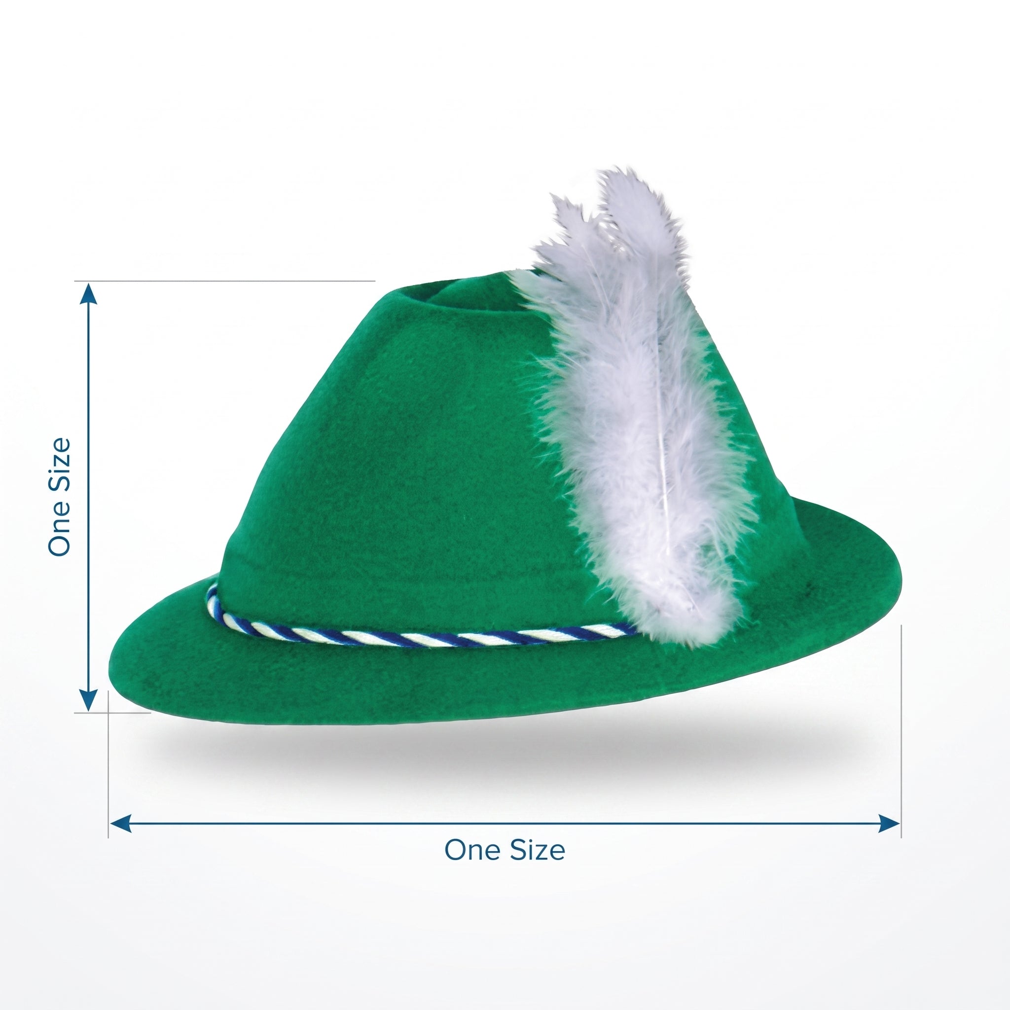 Traditional Tyrolean Hat for Oktoberfest Celebrations
