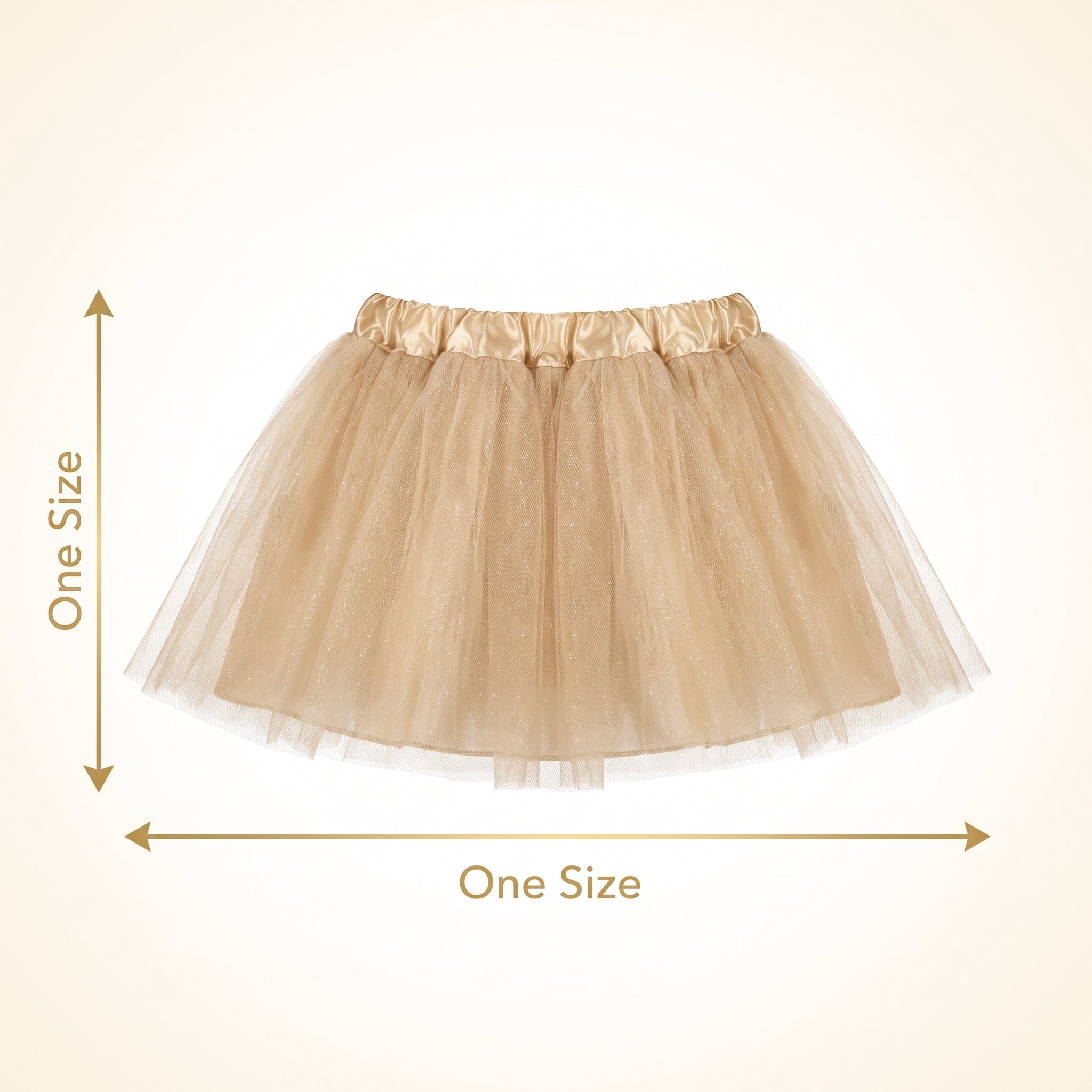 Sparkling Kids' Tutu Tulle Skirt - Assorted Colors, One Size