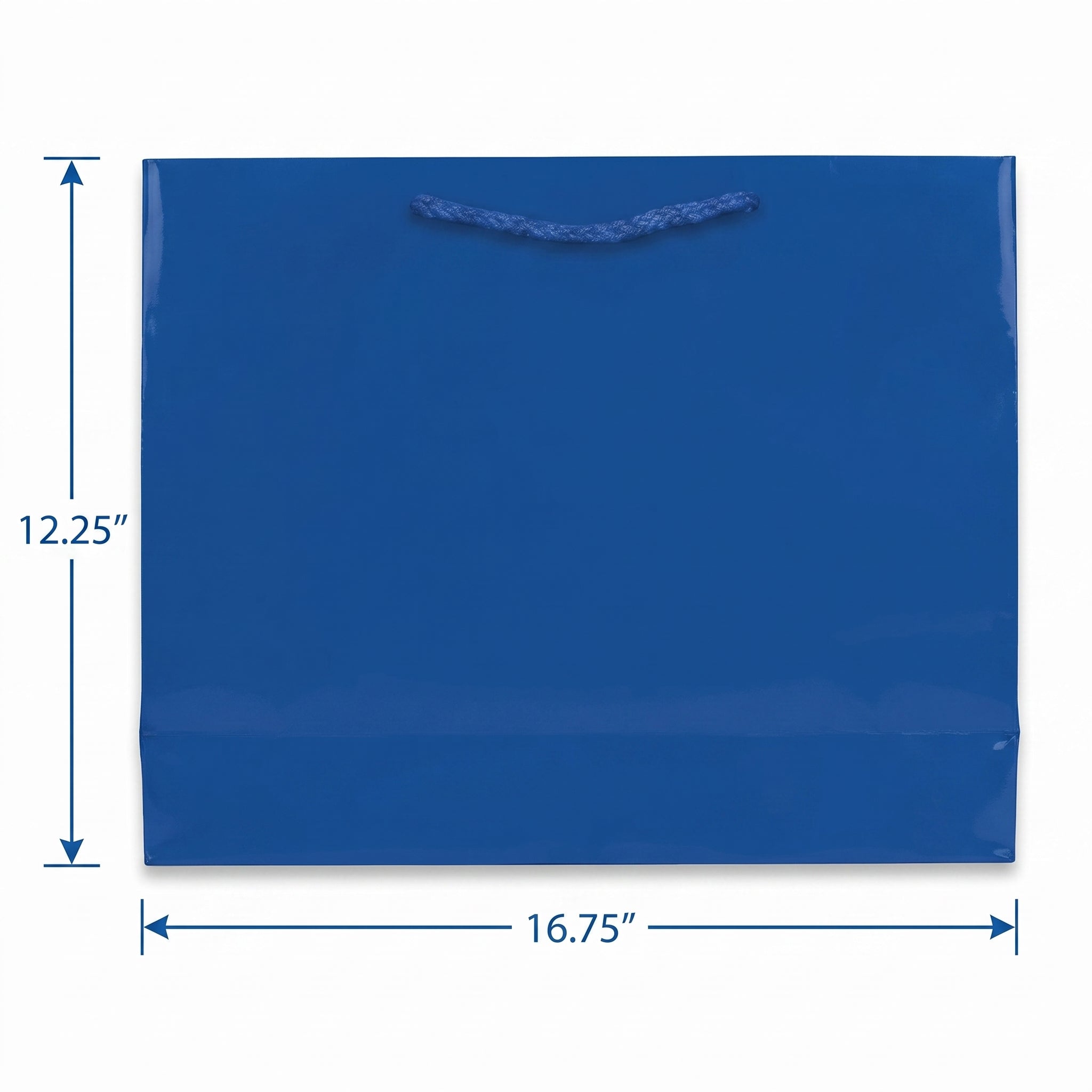 XL Glossy Royal Blue Gift Bag