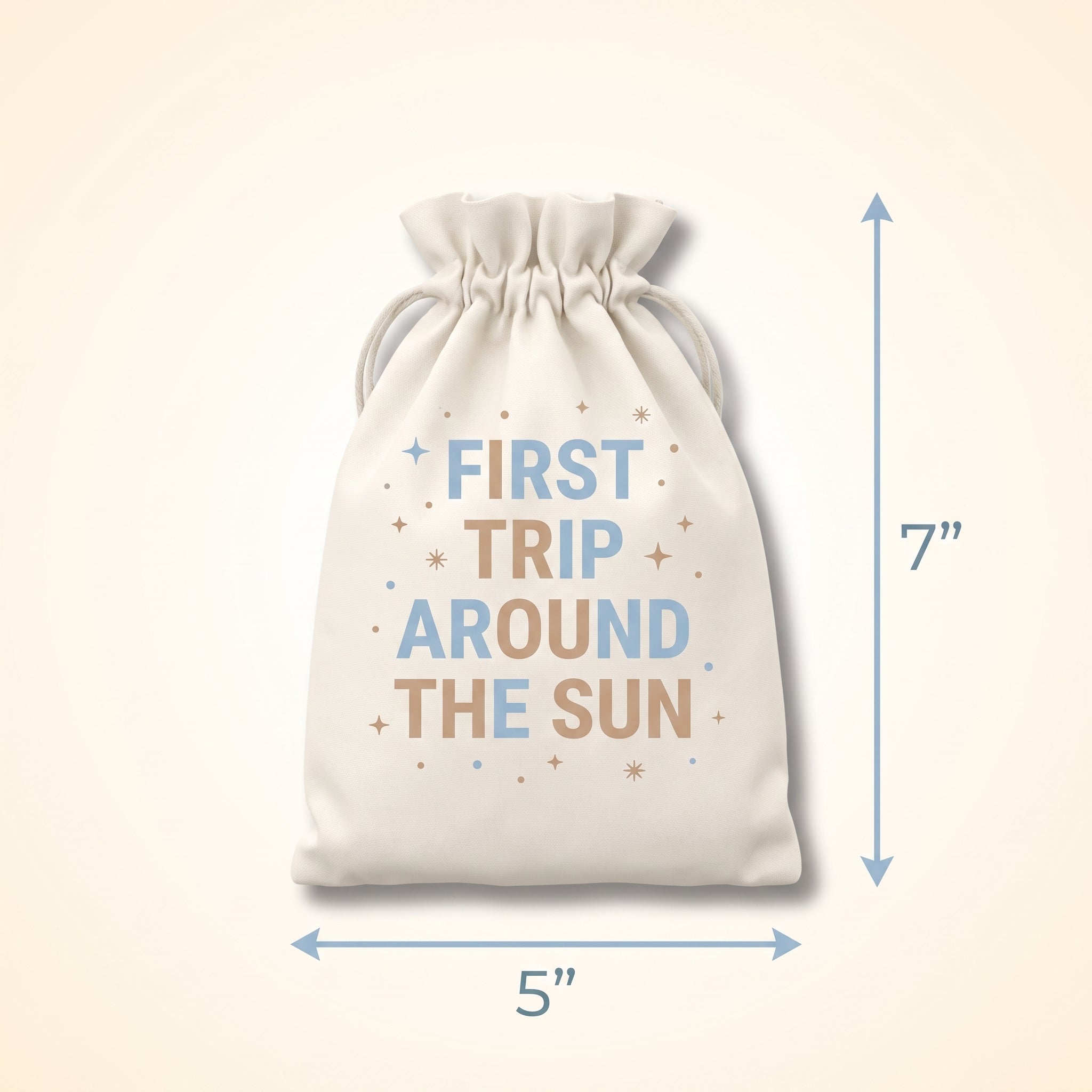 "One and Loving It" First Birthday Fabric Favour Pouch