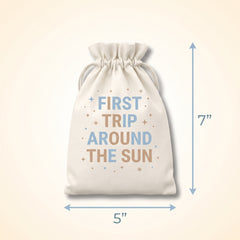 "One and Loving It" First Birthday Fabric Favour Pouch